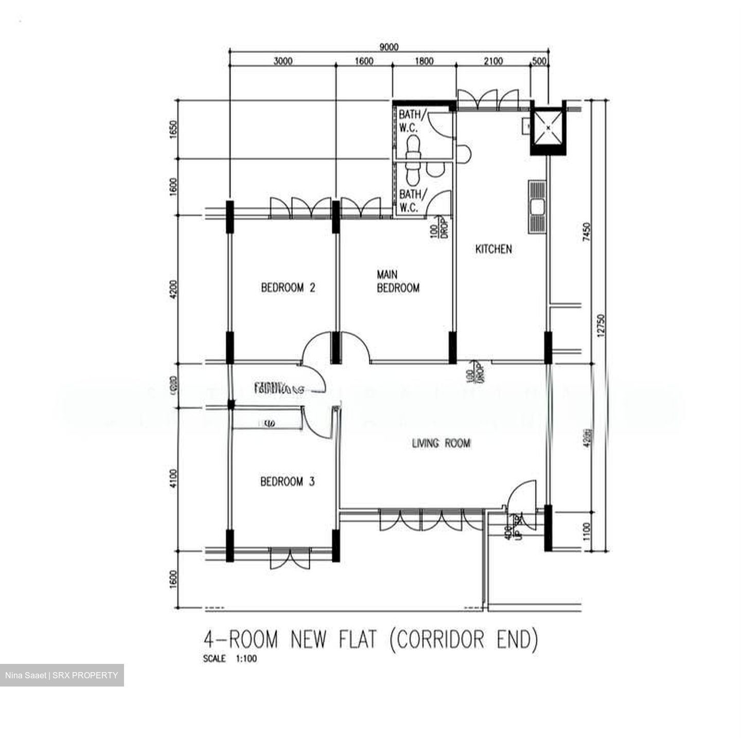 Blk 292 Tampines Street 22 (Tampines), HDB 4 Rooms #545375991